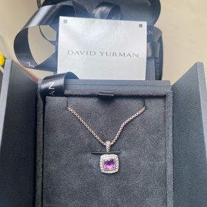 David Yurman Petite Albion Pendant necklace Amethyst